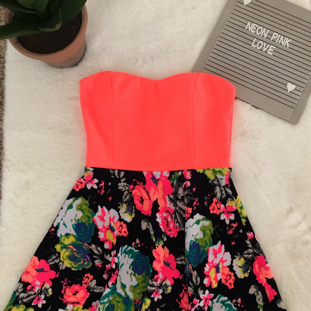 Windsor Floral Neon Dress